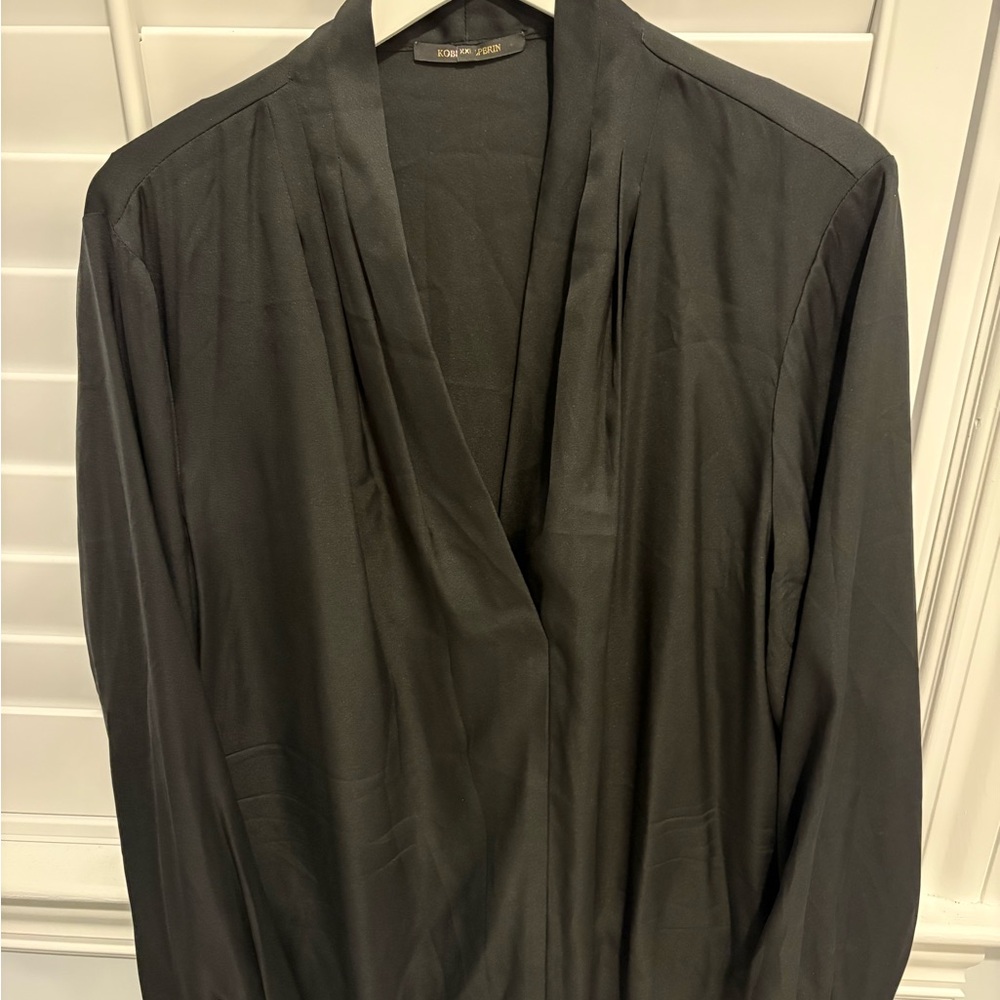 Kobi Halperin Nellie Classic Black Blouse
